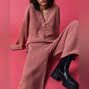 Free people Hailee sweater set 
Small